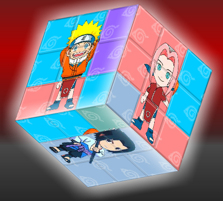 Naruto 3D Cube