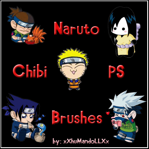Кисти Naruto Chibi