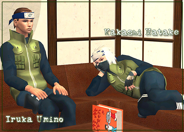 Iruka Umino  - персонаж для игры Sims 2