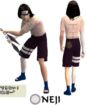 Neji  - персонаж для игры Sims 2