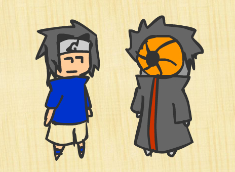 Naruto: Tobi meets Sasuke