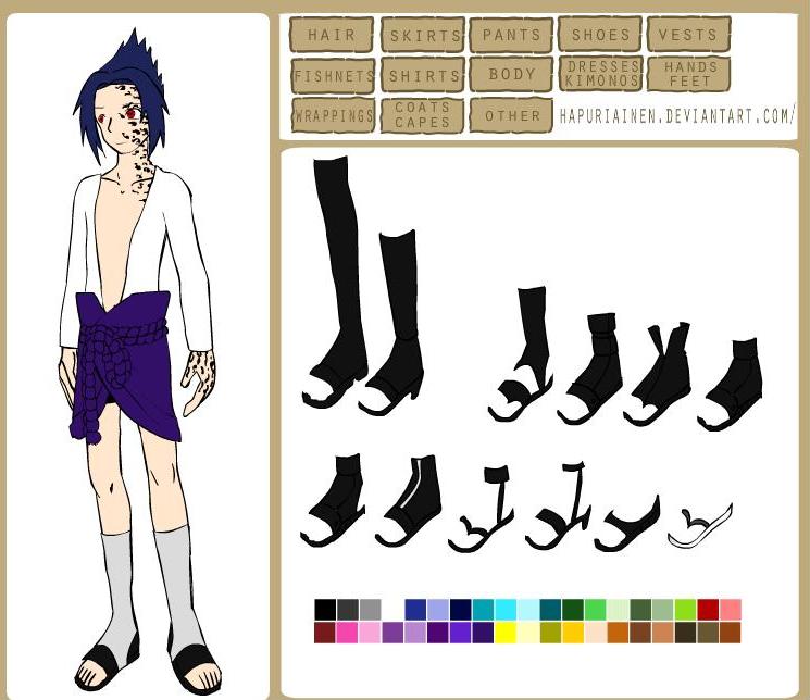 Naruto character creator