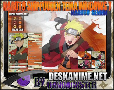 Naruto Sennin Windows 7 Theme